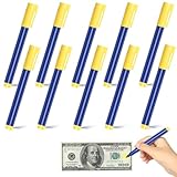 UYVPAER 5 Stück Geldscheinprüfer Stift, Falschgeld Stift Geldprüfstift Euro, Falschgeld Checker Stifte Falschgeld Prüfstift Banknotenprüfstift Für Echtheitsprüfung Verschiedener Banknoten
