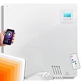 KESSER® Infrarotheizung mit Fernbedienung ✓ LCD-Display Digital ✓ Timer ✓ Wandheizung ✓ Infrarot ✓ Heizung ✓ Heizkörper | Heizpaneel | Inkl.Standfüßen NEU | 550 Watt