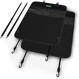 MOVASEE Rückenlehnenschutz Auto Kinder - Rücksitzschoner 2er Pack（45x66cm）- autositzschonermit Aufbewahrungstasche - Wasserdicht,Pflegeleicht