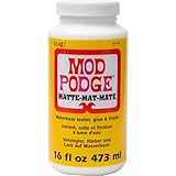 Mod Podge,Versiegelungslack auf Wasserbasis, Klebstoff und Lack, Matt, CS11302, 473-ml- Flasche