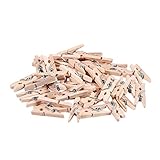 Joskeijky Mini Kleidung Fotopapier Nagel Kleider Klammer Clips 25mm 40pcs