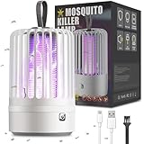 Mückenvernichterlampe, Insektenvernichter, Fliegenabwehr, elektrisch mit Nachtlicht, leistungsstarke Mückenabwehr-Schädlingsbekämpfungsfallen für drinnen und draußen