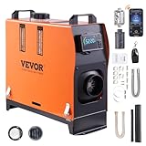 VEVOR Luft Dieselheizung Standheizung 12V 5-8kW, Luftheizung Air Diesel Diesel Standheizung Lufterhitzer, 0,16–0,52 L/Std. Dieselheizung mit LCD-Display & Fernbedienung & Bluetooth-APP