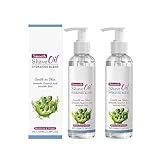 Smooth Shave Oil for Women 3.38oz,Pre Shave & After Shave Oil with Vitamin E Olive Oil Jojoba Seed Oils,Nourishing & Moisturizing,Non-Greasy,Gentle Soothing Shaving Oil (2)