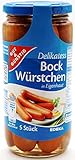 Gut & Günstig Delikatess Bock-Würstchen, 6er Pack (6 x 250g)