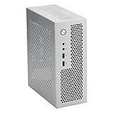 MaItagkam A09 HTPC Computergehäuse Mini ITX Gehäuse PC Desktop Chassis USB 3.0 Computergehäuse Home Computer Gehäuse Silber