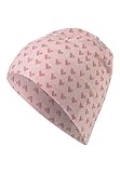 Sterntaler Baby Mädchen Beanie Baby Slouch-Beanie Herzen Mütze - Beanie Baby, Kinderbeanie, Babymütze - aus Jersey mit Herzen - rosa, 51