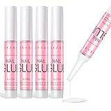 Makartt Super Starker Nagelkleber für kunstnägel, Schnelltrocknend in 5 Sekunden, Acrylnägel Nail Glue for Press on Nails, Nagel kleber, Kein Aushärten Unter Der UV Lampe Erforderlich, 2g 5 Stück