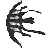 POENVFPO Fahrradhelm-Pads-Set, Bequemes Helmschaumfutter mit Insektenschutznetz, Geeignet für Fahrradfahrer