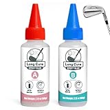 NICE2MEU 120 ml Golfschläger-Epoxidharz, wasserfest und transparent, starke Haftung, 30 Minuten Aushärtungszeit, für Graphit- und Stahlschäfte, Driver, Eisen, Putter-Reparatur