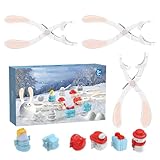 Snow Ball Maker Mold, Christmas Snow Ball Toys, Outdoor Snow Toy Kit, Winter Play Snow Ball Molds, Snow Ball Fight Maker, Snow Toy for Boys Girls, Creative Snow Ball Mold, Fun Winter Snow Toy Kit,