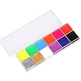 12 Farben Make Up Fett Farbe Body Painting Ölfarbe Halloween Party Geburtstag Cosplays Körper Make Up Farbe