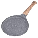 DITUDO Crêpe-Pfanne 23 cm, Pfannkuchenpfanne, Grillpfanne for Tortillas, Pfannkuchen, Omelettmacher