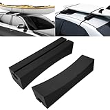 Jadeshay Dachträger, Dachgepacktrager Auto Dachträger Universal Fahrradträger Tragbare Schnellmontage Dachträger im Freien für Surfbrett Kajak Stand-up-Paddel