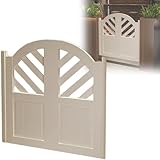 ZXHKZDX Zweiweg-Schwingtür Massivholz, Automatisch Schwingtür Schwingtüren Im Café-Stil, Individuelle Farben Lamellen-Halbtür Für Innenbereich Außenbereich(140X90X3.8CM)