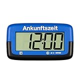 Needit elektronische Parkscheibe Park Micro I die weltweit dünnste automatische Parkscheibe mit KBA-Zulassung I kompakte, Digitale Parkuhr mit gut lesbarem Display I langlebige Batterie, 9,4 mm dünn