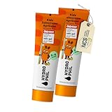 Hydrophil Zahncreme für Kinder - 2er Pack - Naturkosmetik + Öko Testsieger - Mit Aprikosen Geschmack - Kinderzahnpasta 2-6 und 0-2 - Baby Zahnpasta - Junior - Mit Fluorid (2)
