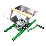 Youding Manueller Obstzerkleinerer, Weinpresse, Obstpresse und Zerkleinerer, Obstmühle - Manueller Antrieb, manuelle Brechmühle für selbstgemachten Obstwein, Obstläden, Lebensmittel- und