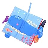 KONTONTY 1 Stück Unzerreißbares Stoffbuch Für Die Frühe Bildung Knisterbücher Für Babys Stoffbuch Pädagogisches Lernspielzeug Für Babys Weiche Bücher Für Babys Stoffbuch Aus