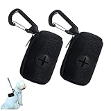 CAASFOOY 2 Stück Hundekotbeutel-Halter,tragbare Kotbeutel-Spender,Hundekotbeutel-Spender, Passt jede Hundeleine Einfach an der Leine zu Befestigen