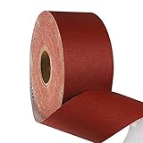 Schleifbänder Schleifpapierrolle, Länge 45 Meter, Breite 11,5 cm, wasserfest, Schmirgelleinenrolle(150 Grits)
