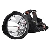 NUOBESTY Aufladbare Led-licht Stirnlicht Mit Beleuchtungsmodi Helmlampe Sicherheitslicht Für Outdoor Camping Wandern Aluminiumgehäuse Usb Aufladbar