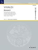 CONCERTO C-DUR RV 443 - arrangiert für Piccoloflöte (Piccolo) - (Altblockflöte) - Klavier [Noten / Sheetmusic] Komponist: VIVALDI ANTONIO aus der Reihe: ORIGINALMUSIK FUER BLOCKFLOETE