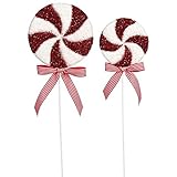 Mark Roberts 2022 Pfefferminz-Plektrum, Sortiment von 2 Stück, 53,3 - 61 cm