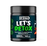 EP Bar Let's Detox Faserpulver | Erdbeere Schmecken Faser Complex für Slim Body Belly Burn | mit Probiotika, Cichorium intybus Inulin, Samenschalen von Plantago ovata