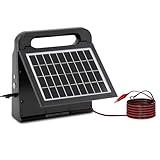 Wiesenfield Solar-Weidezaungerät 0,15 J bei 2,5 km Zaunlänge 6-V-Akku mit Masse- und Anschlusskabel Elektrozaungerät
