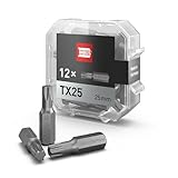 INBUS® 74438 Bit-Box TX25 × 25mm (Zähhart), 12 Stück — Made in Germany