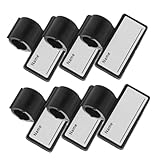 TOPPERFUN 6 Stück Teiliges Stethoskop Namensschild aus Robustem Abs Material mit Doppelseitigen Id Etiketten und Praktischem Clip für Ärzte Krankenschwestern Medizinisches Personal