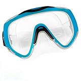 QZQJUILU Tauchmasken Schwimmbrille Schnorcheln Tauchen Schnorchelmaske Weitsicht Kieselgel gehärtete Linse Taucherbrille Schutzbrille für Erwachsene