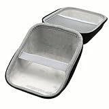 DRESSOOS Blutdruckmessgerät Aufbewahrungsbox aus Stoßfestem EVA Material mit Oxford Stoff Tragbare Schutzhülle für Sicheren Transport im Alltag