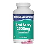 Acai Beere 2500mg - 240 Kapseln - Geeignet für Veganer - Versorgung für 4 Monate - SimplySupplements