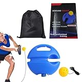 Vriusi Strandschläger-Set Pickle Ball mit Seil, Strandschläger-Set - Praktischer Ball zum Üben beim Hüpfen - Trainer mit 40-Loch 2,9 Zoll Elastikball mit Set
