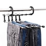 Cabilock Hosenständer kleiderständer einhängehaken schlusserhänger Jacket Hanger Clothing Hangers kleiderbüGel stabilos The Security secruity Clothes Hangers stabmixwe Black