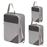 Packwürfel, Kompression, wasserdicht, Reisewürfel, leicht, platzsparend, Organizer für Schrank, Geschäft, Flugzeug, College, Camping, Urlaub, Kreuzfahrt, Wohnheim, Rucksackreisen