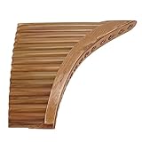 Holzblasinstrument, 15 Pfeifen Bambus-Panflöte Exquisite Verarbeitung für Konzerte für Anfänger (Linke Hand)