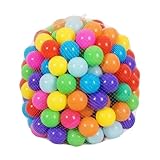 Générique Bälle für Kinderpool | Bunte Spielkugeln für Pool | 50 Stück Spieldekoration, sensorisch, für Spielplatz, Geburtstag, Schlafzimmer, Playpen, Vorschule