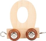 Buchstabenzug | Wunschname zusammenstellen | Holzeisenbahn | EbyReo® Namenszug aus Holz | personalisierbar | auch als Geschenk Set (Buchstabenzug O)