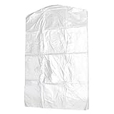 Angoily 50 Stück Kleidungsstücke Deckt Taschen- Klarer Mottenschicht Kleidungsstücktaschen- Staubschutzbeutel für Kleidungsanzug- Hemdjacke- Abdeckung Schutzlager (60X100cm/ 23. 6X39.