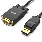 BENFEI DisplayPort auf VGA, 1.8m Vergoldet 1080P DisplayPort DP zu VGA Kabel