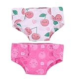 ibasenice 2st Puppenkleidung Wiedergeborene Babypuppen Puppenzubehör Süße Babypuppen Zubehör Für Babypuppen Zwillingspuppen Mini-Puppen Puppenhausfiguren Puppenunterhose Stoff