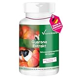 Vitamintrend Guarana Extrakt 300mg, 180 Tabletten, 4-fach konzentriert, Nahrungsergänzungsmittel vegan ohne Magnesiumstearat, in Deutschland hergestellt