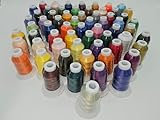 Doublelin Polyester-Stickgarn, 120D/2, 40 W, hochfestes Garn (63 Farben, 500 m)