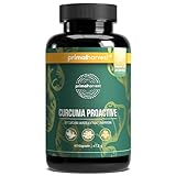 Primal Harvest® Curcuma Proactiv - 60 Curcuma Kapseln - Curcuma Extrakt - Bio Curcumapulver mit BioPerine - Kurkuma Kapseln - 95% Curcumioide - Laborgeprüft