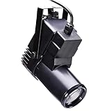 UKing 30W LED Bühnenlicht Punktstrahler RGBW Discolicht mit dmx512 Sound Auto Modi Lichteffekt LED Strahler für Home Party Show Club DJ, Nero