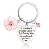 Tyqour Danke Schlüsselanhänger mit Gravur Mama Beste Freundin Geschenk Inspirierende Geschenke für Frauen Kollegin Mutter Schwestern kollegen Lehrer Freunde Abschiedsgeschenk