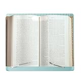 Buchständer – Buchständer für den Schreibtisch | Lese-Bücherregal | Lehrbuchhalter zum Lesen | Buchständer mit Tablett und Seitenclips für die Küche | Buchständer für Küche, Lehrbücher, Rezepte,